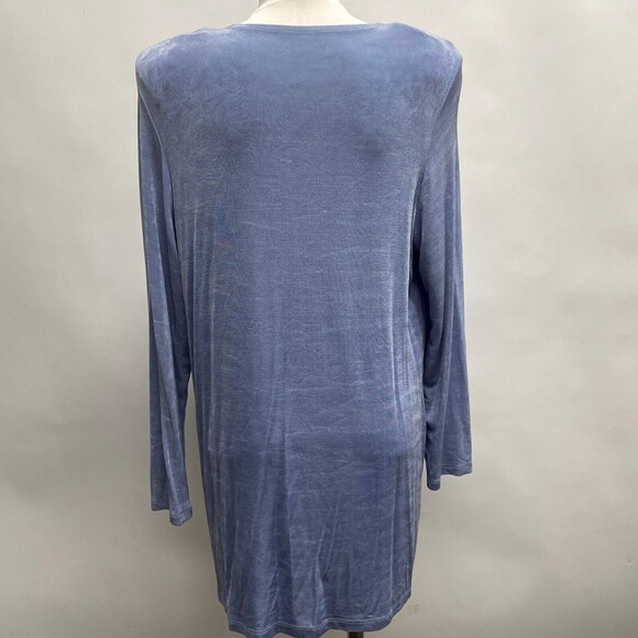 Weekenders Top Size Medium Blue Long Sleeve - Picture 6 of 14